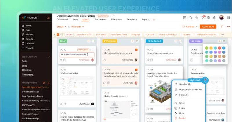 Zoho Projects