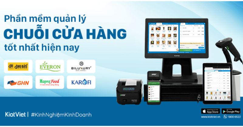 Nền tảng KiotViet chuyên ngành vật liệu xây dựng